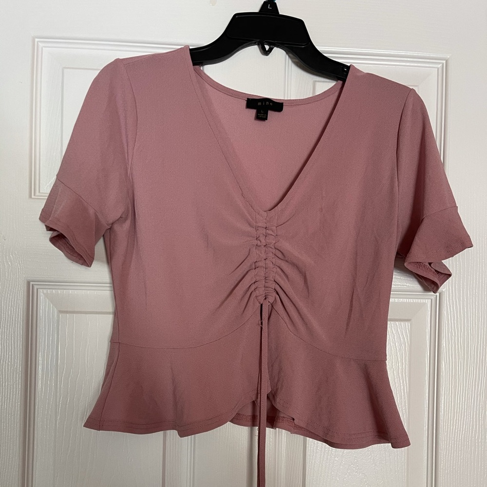 Pink blouse size L